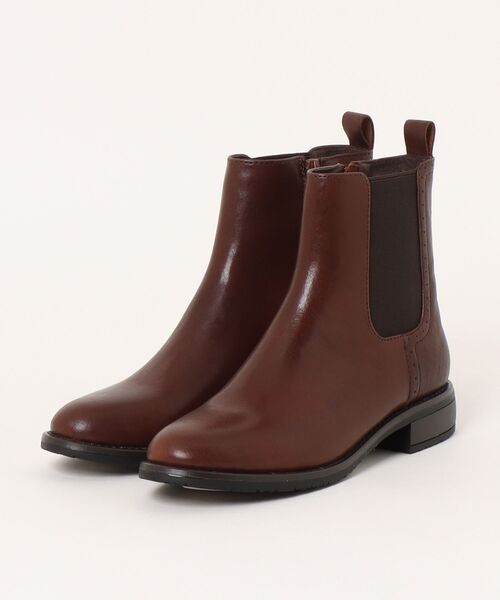 あしながおじさん（アシナガオジサン）の「防滑│サイドゴアブーツ　2410201（ブーツ・レディース・ブラウン/ブラック・24.5cm/24cm/23.5cm/23cm/22.5cm）」の4枚目の写真