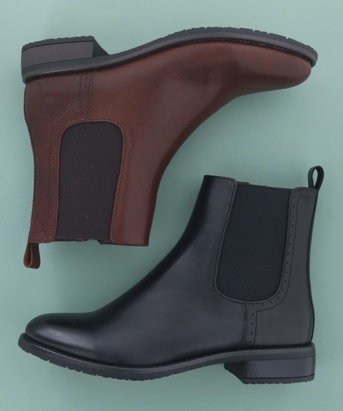 あしながおじさん（アシナガオジサン）の「防滑│サイドゴアブーツ　2410201（ブーツ・レディース・ブラウン/ブラック・24.5cm/24cm/23.5cm/23cm/22.5cm）」の16枚目の写真