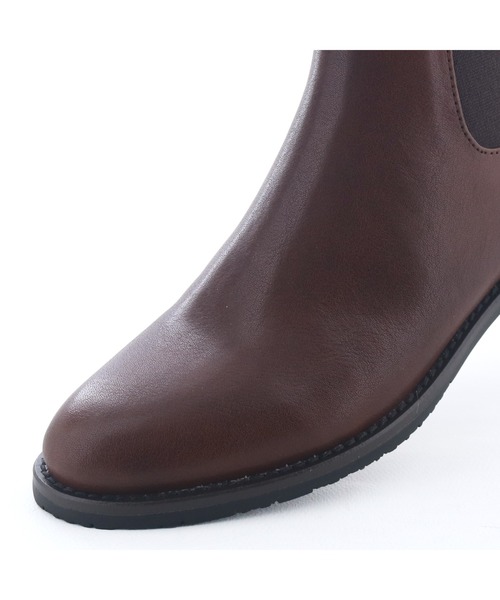 あしながおじさん（アシナガオジサン）の「防滑│サイドゴアブーツ　2410201（ブーツ・レディース・ブラウン/ブラック・24.5cm/24cm/23.5cm/23cm/22.5cm）」の20枚目の写真