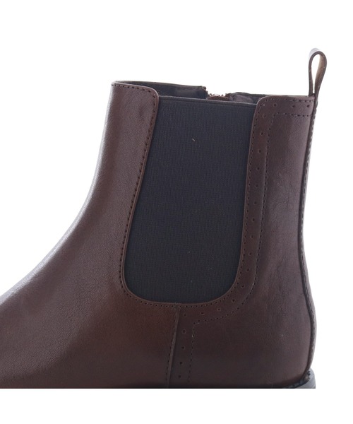 あしながおじさん（アシナガオジサン）の「防滑│サイドゴアブーツ　2410201（ブーツ・レディース・ブラウン/ブラック・24.5cm/24cm/23.5cm/23cm/22.5cm）」の21枚目の写真