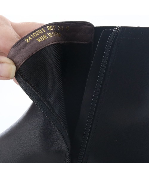 あしながおじさん（アシナガオジサン）の「防滑│サイドゴアブーツ　2410201（ブーツ・レディース・ブラウン/ブラック・24.5cm/24cm/23.5cm/23cm/22.5cm）」の22枚目の写真