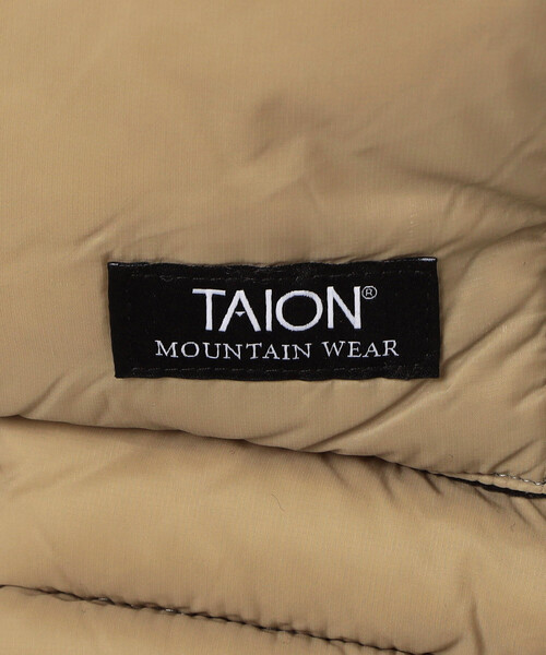 FREAK'S STORE（フリークスストア）の「限定展開 TAION/タイオン MOUNTAIN PACKABLE VOLUME JKT/マウンテン パッカブル ボリューム ジャケット (ダウンジャケット)（ダウンジャケット/コート・レディース・ブラック/オリーブ/キャメル・MEDIUM/LARGE）」の21枚目の写真