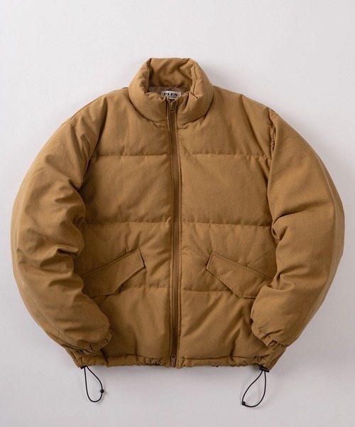 セール】【72】PUレザー/フェイクスウェード パファージャケット