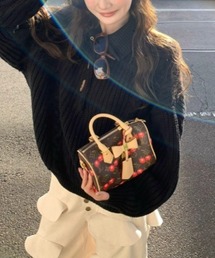 Vipoa（ヴィポア）の「タートルネックツイストセーター（キャップ・レディース）」