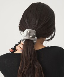 【WEB限定】起毛 ヘアカフ（フェイクパール）クラップカフ / ポニーフック / フックポニー