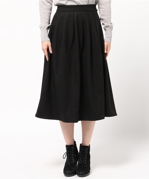 CIAOPANIC（チャオパニック）の「【Ciaopanic】中厚フラノタックギャザースカート（スカート・レディース・グレー/ブラック・FREE）」の6枚目の写真