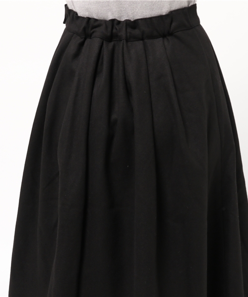 CIAOPANIC（チャオパニック）の「【Ciaopanic】中厚フラノタックギャザースカート（スカート・レディース・グレー/ブラック・FREE）」の10枚目の写真