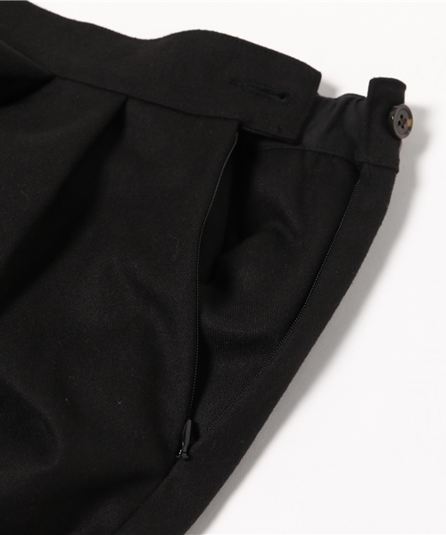 CIAOPANIC（チャオパニック）の「【Ciaopanic】中厚フラノタックギャザースカート（スカート・レディース・グレー/ブラック・FREE）」の4枚目の写真