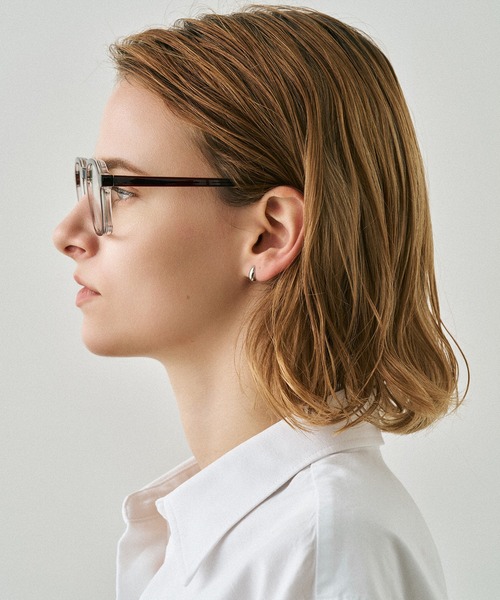 NUEF （ヌエフ）の「ウェリントン型｜クリアレンズ｜トレンド｜紫外線対策｜UVカット｜眼鏡｜NUEF｜（メガネ・レディース・ブラウン/ブラック・FREE）」の6枚目の写真