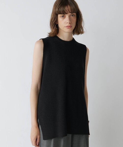 Drawing Numbers（ドローイング ナンバーズ）の「【Drawing Numbers】カタアゼベスト（ニット/セーター・レディース・ライトグレー/ブラック・38）」の22枚目の写真