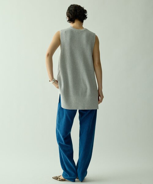 Drawing Numbers（ドローイング ナンバーズ）の「【Drawing Numbers】カタアゼベスト（ニット/セーター・レディース・ライトグレー/ブラック・38）」の15枚目の写真