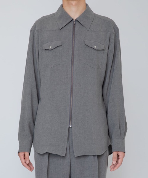 【RAINMAKER/レインメーカー】MELANGE TWILL WESTERN SHIRT