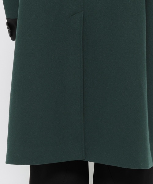 HARE(ハレ)の「ウーリーテックキリカエステンコート(HARE)(ステンカラーコート・メンズ・ブラック/グリーン/ベージュ系その他・SMALL/MEDIUM)」の5枚目の写真