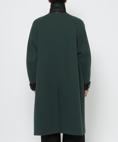 HARE(ハレ)の「ウーリーテックキリカエステンコート(HARE)(ステンカラーコート・メンズ・ブラック/グリーン/ベージュ系その他・SMALL/MEDIUM)」の7枚目の写真