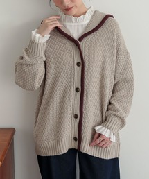 n'OrLABEL | 『鹿の子編みセーラーカラーカーディガン』(カーディガン/ボレロ)