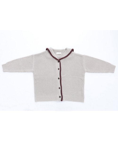 n'OrLABEL(ノアールレーベル)の「鹿の子編みセーラーカラーカーディガン(カーディガン/ボレロ・レディース・ベージュ/ブラウン・FREE)」の22枚目の写真