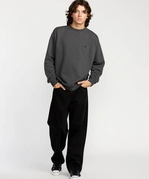 VOLCOM（ボルコム）の「【VOLCOM/ボルコム】SINGLE STONE PW CREW/ボルコムクルーネックライトスウェットトレーナー（Tシャツ/カットソー・メンズ・グレー系その他/ベージュ系その他・MEDIUM/LARGE/X-LARGE）」の11枚目の写真