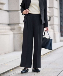 a.v.v（アーヴェヴェ）の「【洗える/イージーケア/ストレッチ】パウダーツイルワイドストレートパンツ（その他パンツ）」