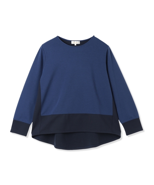 A/C DESIGN BY ALPHA CUBIC(エーシーデザインバイアルファキュービック)の「ポンチ裏起毛バイカラープルオーバー(Tシャツ/カットソー・レディース・ライトグレー/ブルー・M/L)」の20枚目の写真