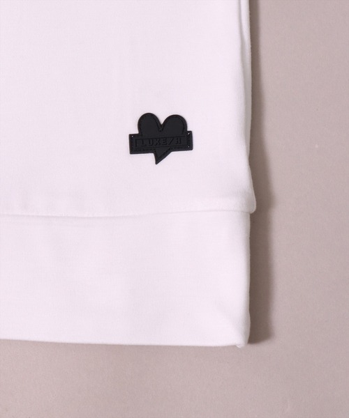 LUXE/R GOLF（ラグジュ ゴルフ）の「(RM)【LUXE/R GOLF】ストレッチ スムース モックネック プルオーバー（Tシャツ/カットソー・メンズ・オフホワイト/オリーブ/ブラック・M/L/XL）」の8枚目の写真