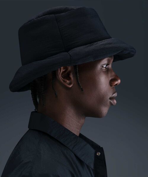 NIKE（ナイキ）の「ナイキ エイペックス パフル バケットハット / Nike Apex Puffle Bucket Hat IF8853-010 Black（ハット・メンズ・ブラック・L/S/M）」の3枚目の写真