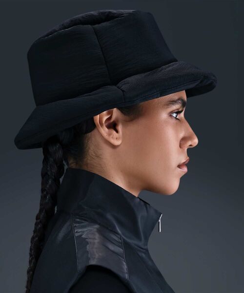 NIKE（ナイキ）の「ナイキ エイペックス パフル バケットハット / Nike Apex Puffle Bucket Hat IF8853-010 Black（ハット・メンズ・ブラック・L/S/M）」の5枚目の写真