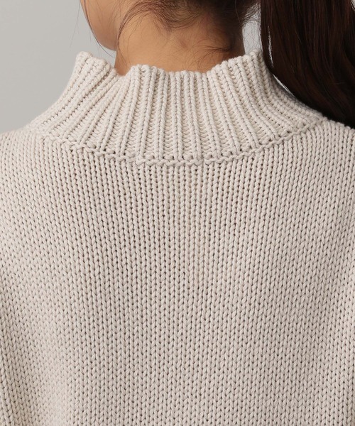 GLOBAL WORK（グローバルワーク）の「MATINEE LINE/ペプラムハイネックプルオーバー/611158（ニット/セーター・レディース・レッド/ブラウン/グレイッシュベージュ・MEDIUM/LARGE）」の20枚目の写真