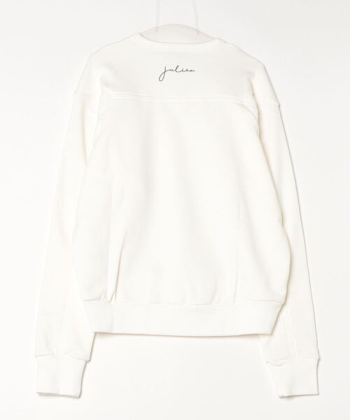 Julier Yoga and Relax（ジュリエヨガアンドリラックス）の「Julier 裏毛スウェットプルオーバー（スウェット・レディース・ブラック/ホワイト/ラベンダー・FREE）」の20枚目の写真