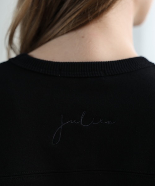 Julier Yoga and Relax（ジュリエヨガアンドリラックス）の「Julier 裏毛スウェットプルオーバー（スウェット・レディース・ブラック/ホワイト/ラベンダー・FREE）」の13枚目の写真