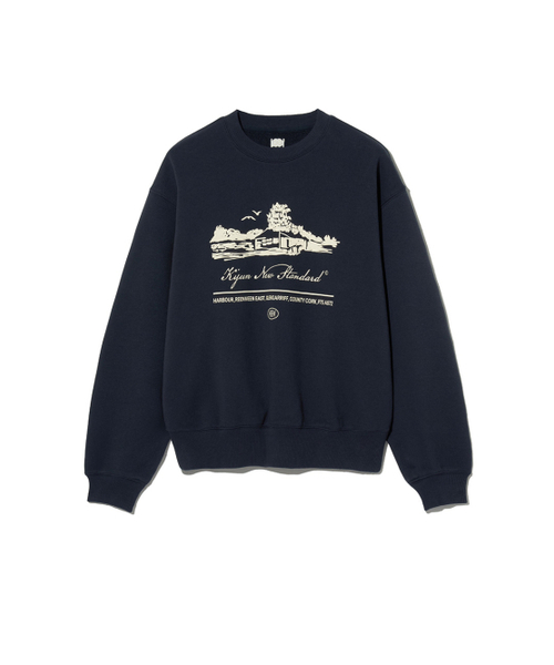 Kijun(キジュン)の「Hotel Pullover UNISEX Navy(スウェット・レディース・その他・SMALL/MEDIUM/LARGE)」の1枚目の写真