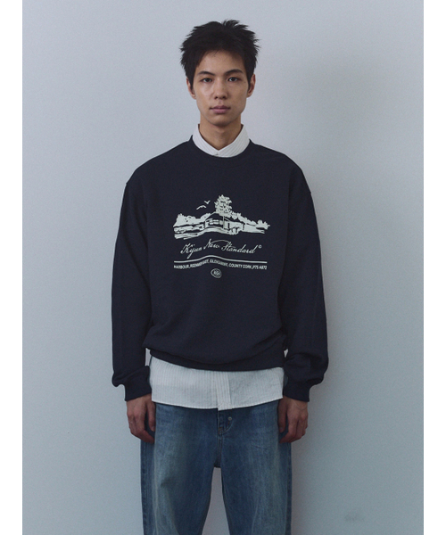 Kijun(キジュン)の「Hotel Pullover UNISEX Navy(スウェット・レディース・その他・SMALL/MEDIUM/LARGE)」の2枚目の写真
