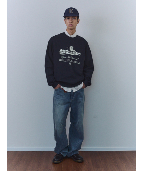Kijun(キジュン)の「Hotel Pullover UNISEX Navy(スウェット・レディース・その他・SMALL/MEDIUM/LARGE)」の3枚目の写真