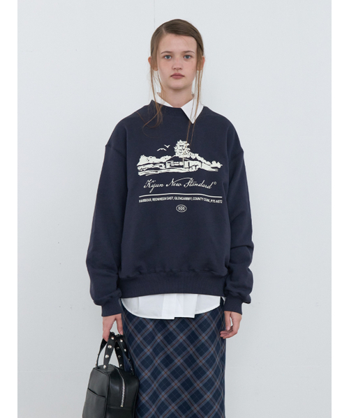 Kijun(キジュン)の「Hotel Pullover UNISEX Navy(スウェット・レディース・その他・SMALL/MEDIUM/LARGE)」の4枚目の写真
