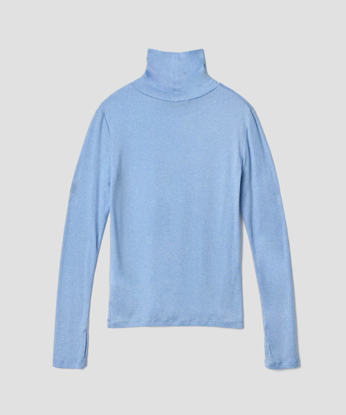 TTUDEMENT（トュードメント）の「BASIC ROLL-NECK PULLOVER_L.BLUE（ニット/セーター・レディース・その他・FREE）」の3枚目の写真