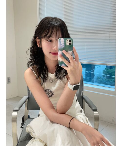 PUNCH DRUNK PARTIES(パンチドランクパーティーズ)の「Circle Logo Narrow Tee (WHITE)(Tシャツ/カットソー・レディース・ホワイト・1/2/3)」の9枚目の写真