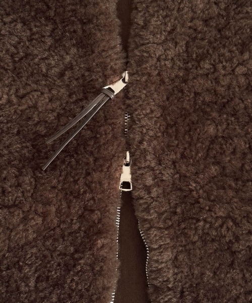 CANAL JEAN（キャナルジーン）の「El mar　シープボアブルゾン（ブルゾン・レディース・ベージュ/ブラウン・ONE SIZE）」の17枚目の写真