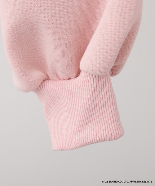 one after another NICE CLAUP（ワンアフターアナザーナイスクラップ）の「【マイメロディ／クロミコラボ】ファー付きパーカー（パーカー・レディース・ピンク/チャコールグレー・FREE）」の21枚目の写真