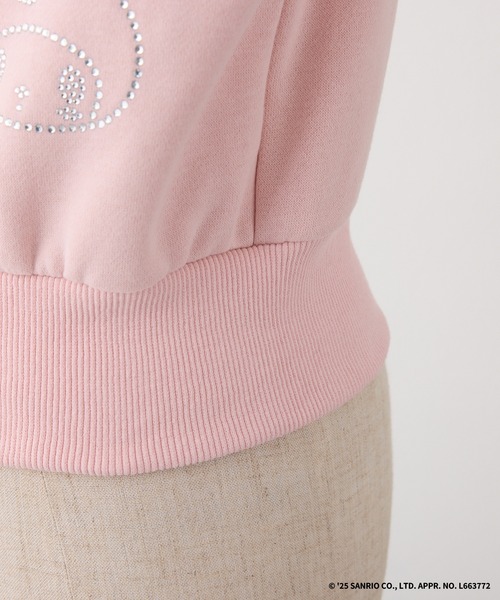 one after another NICE CLAUP（ワンアフターアナザーナイスクラップ）の「【マイメロディ／クロミコラボ】ファー付きパーカー（パーカー・レディース・ピンク/チャコールグレー・FREE）」の22枚目の写真