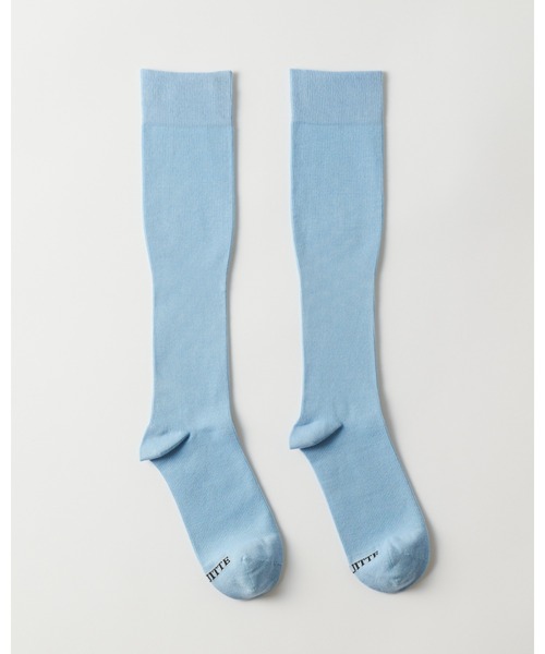 UNQUITTE（アンキュイット）の「【UNQUITTE】solitude socks アンキュイット 着圧ソックス（ソックス/靴下・レディース・ブラウン/サックスブルー・22-24cm/22-28cm）」の5枚目の写真