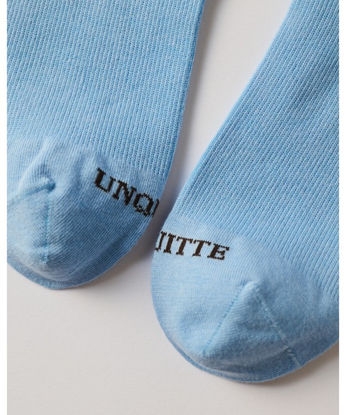 UNQUITTE（アンキュイット）の「【UNQUITTE】solitude socks アンキュイット 着圧ソックス（ソックス/靴下・レディース・ブラウン/サックスブルー・22-24cm/22-28cm）」の7枚目の写真