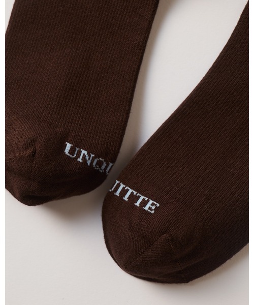 UNQUITTE（アンキュイット）の「【UNQUITTE】solitude socks アンキュイット 着圧ソックス（ソックス/靴下・レディース・ブラウン/サックスブルー・22-24cm/22-28cm）」の9枚目の写真