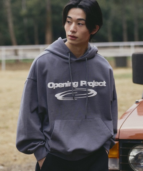 Opening Project(オープニングプロジェクト)の「Identity Hoodie / アイデンティティ フーディ(パーカー・メンズ・グレー/ブラック/ネイビー・M/L)」の2枚目の写真