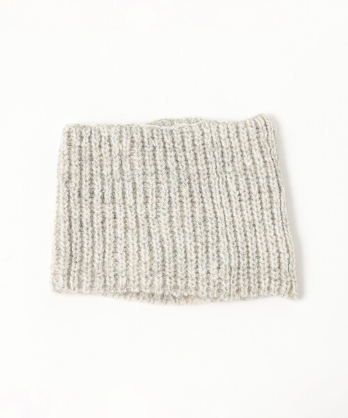 fennica(フェニカ)の「TIME WILL TELL WORKS / ウール ネックウォーマー(マフラー・レディース・グレー/ブラック/ベージュ・ONE SIZE)」の6枚目の写真