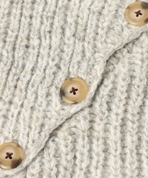 fennica(フェニカ)の「TIME WILL TELL WORKS / ウール ネックウォーマー(マフラー・レディース・グレー/ブラック/ベージュ・ONE SIZE)」の7枚目の写真