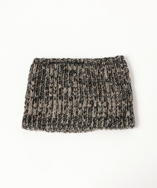 fennica(フェニカ)の「TIME WILL TELL WORKS / ウール ネックウォーマー(マフラー・レディース・グレー/ブラック/ベージュ・ONE SIZE)」の10枚目の写真