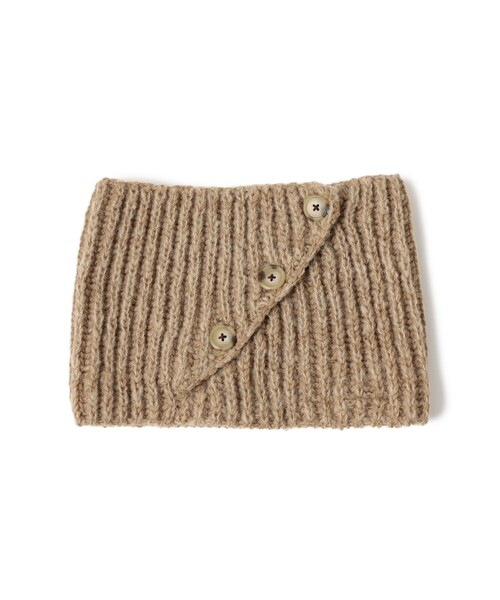 fennica(フェニカ)の「TIME WILL TELL WORKS / ウール ネックウォーマー(マフラー・レディース・グレー/ブラック/ベージュ・ONE SIZE)」の13枚目の写真