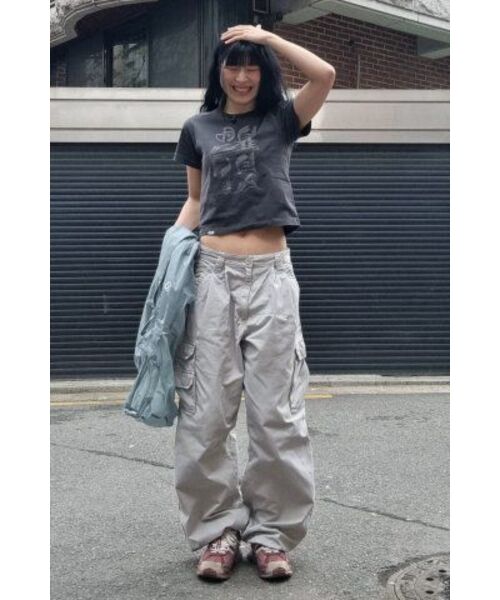 NOMANUAL（NOMANUAL）の「BLACK LETTER T-SHIRT - CHARCOAL（Tシャツ/カットソー・レディース・その他・X-LARGE/LARGE/MEDIUM/SMALL）」の15枚目の写真
