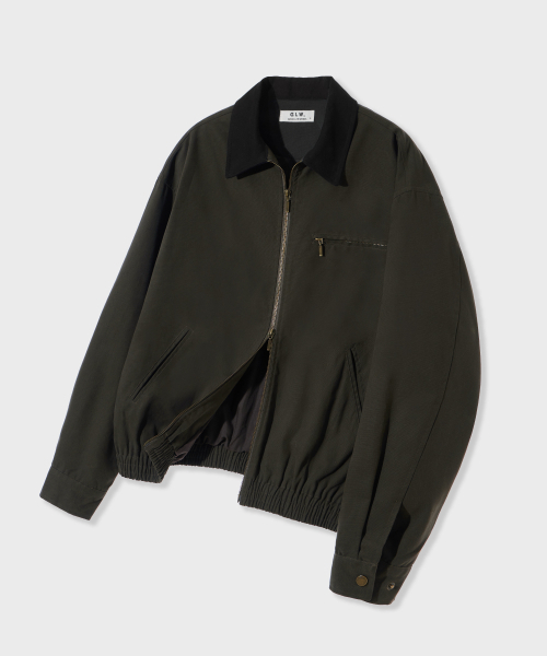 GLW(ジーエルダブリュ)の「キャンバスワークジャケットカーキ(その他アウター・レディース・その他・SMALL/MEDIUM/LARGE)」の1枚目の写真