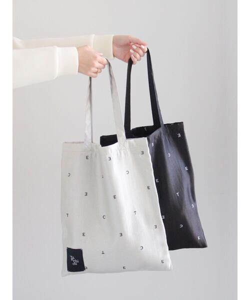 Te chichi（テチチ）の「ファブリックTOTE（ハンドバッグ・レディース・ブラック/ブラウン/ベージュ・F）」の3枚目の写真
