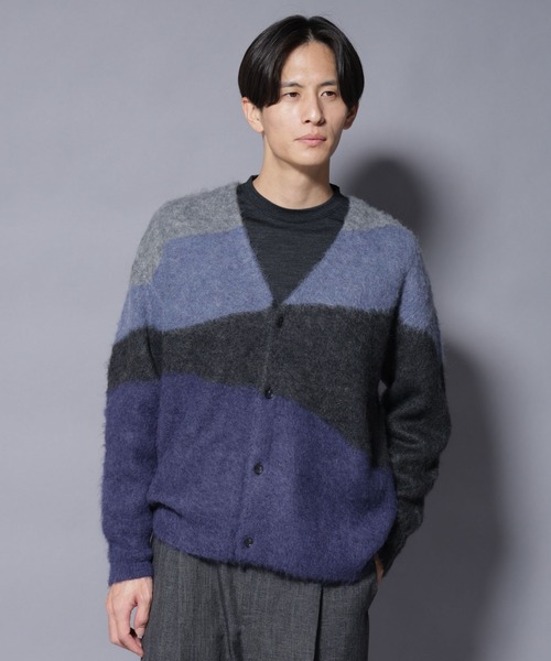 セール】｢COFIL｣ SCIARADA モヘヤ混 ランドスケープニットカーディガン